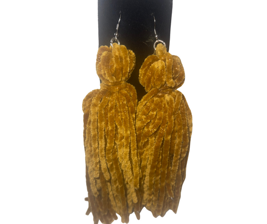 Golden Velvet  Earrings